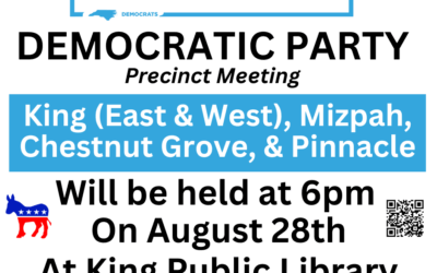 King, Mizpah, Chestnut Grove & Pinnacle August Cluster Meeting